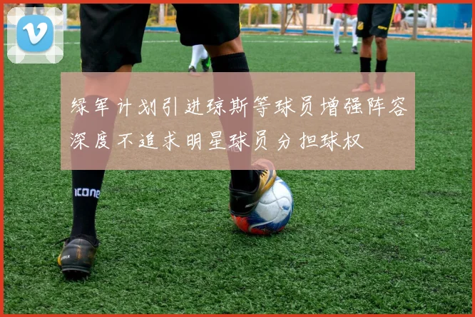 绿军计划引进琼斯等球员增强阵容深度不追求明星球员分担球权
